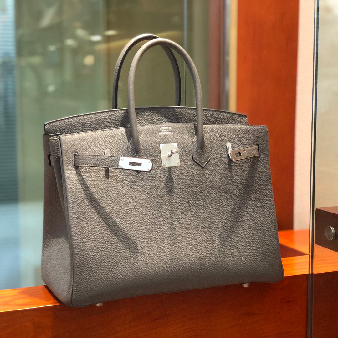 Hermes Birkin 35 Togo Grey