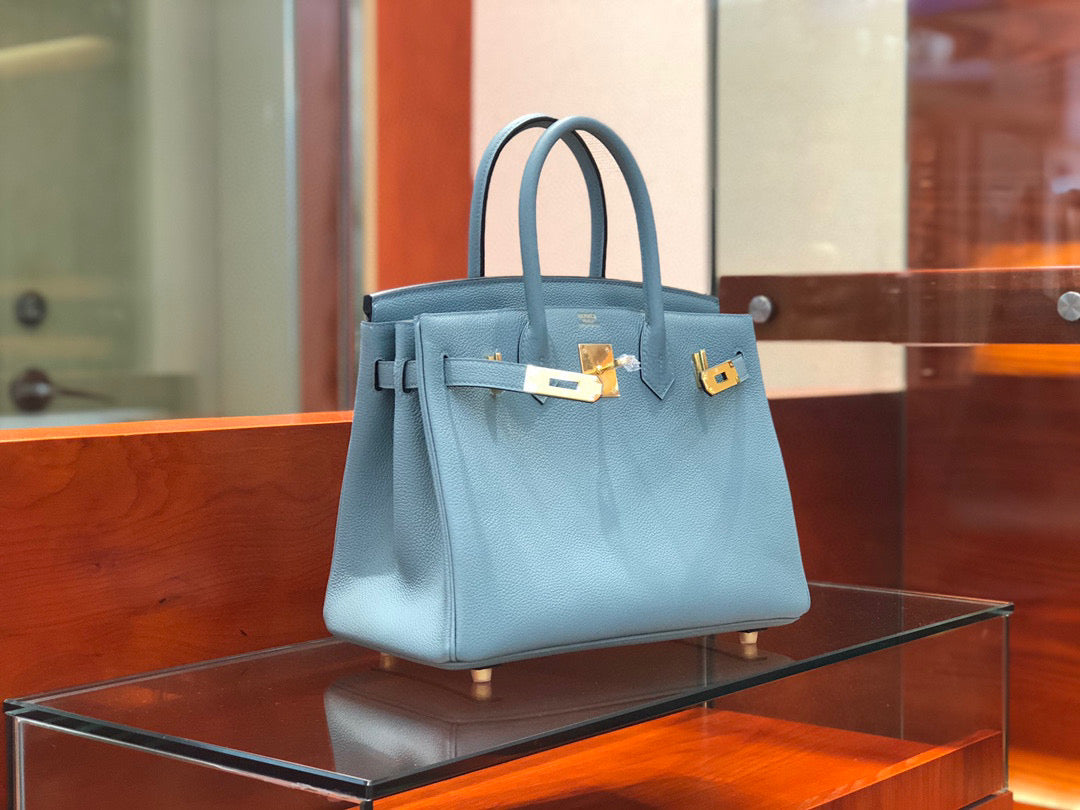 Hermes Birkin 30 Togo Sky Blue