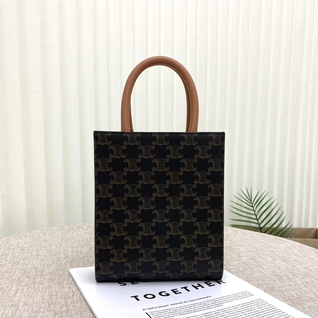 Celine Tote Bag in Triomphe Canvas Grade 4