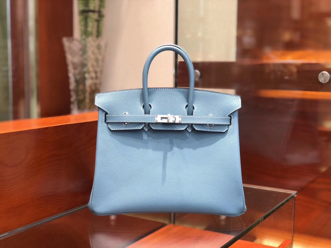 Hermes Birkin 25cm Epsom Sky Blue