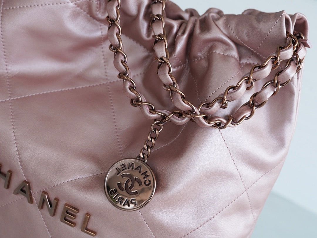 Chanel 22 Platinum Pearly Pink