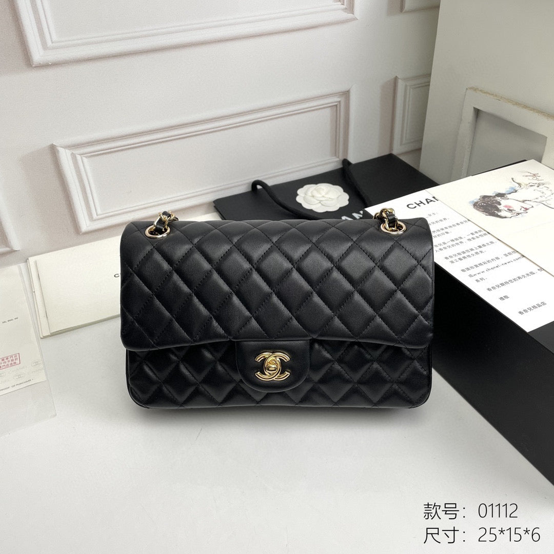 Chanel Classic Handbag Lamb Skin 25cm - Low Grade