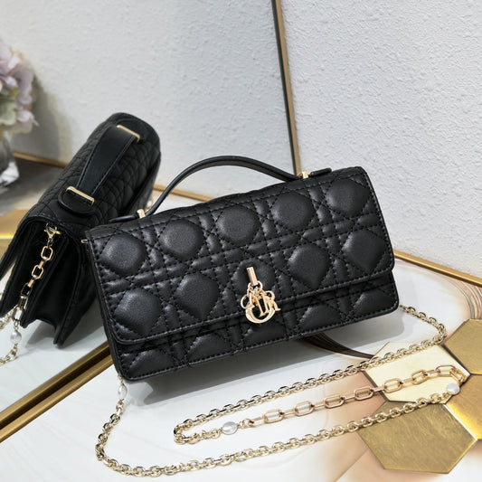 Miss Dior Top Handle Bag Black Low Grade