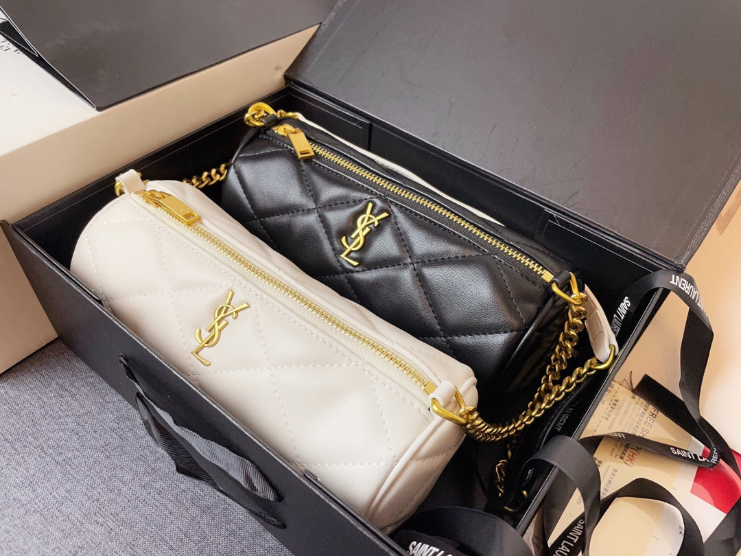 YSL Cassandre Wallet Chain Lamb Skin - Grade 1