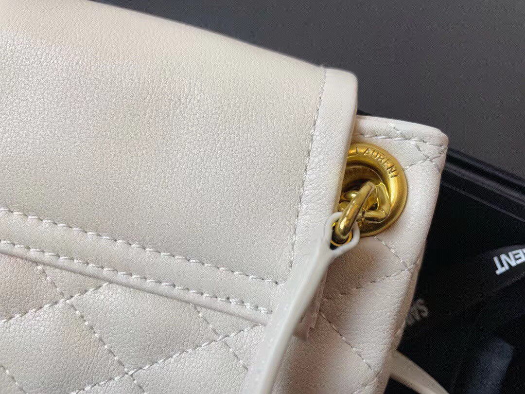 YSL Mini Nolita Crossbody Bag Cream Grade 1