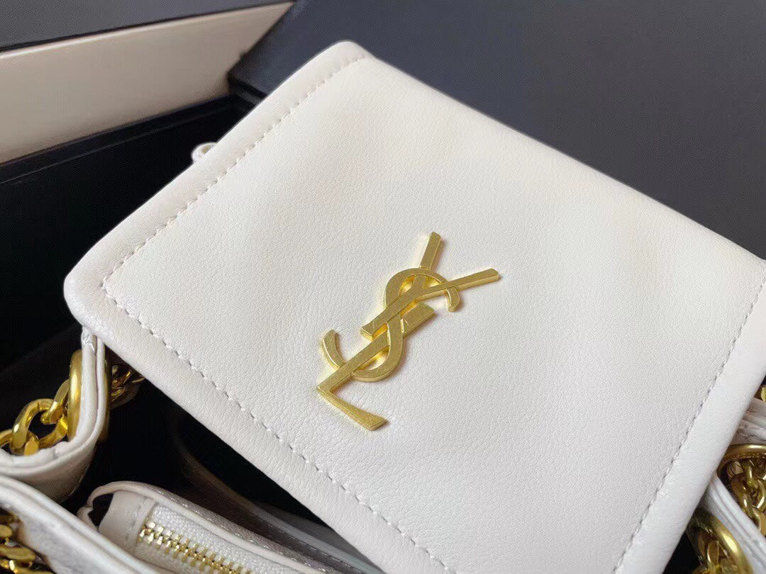 YSL Mini Nolita Crossbody Bag Cream Grade 1