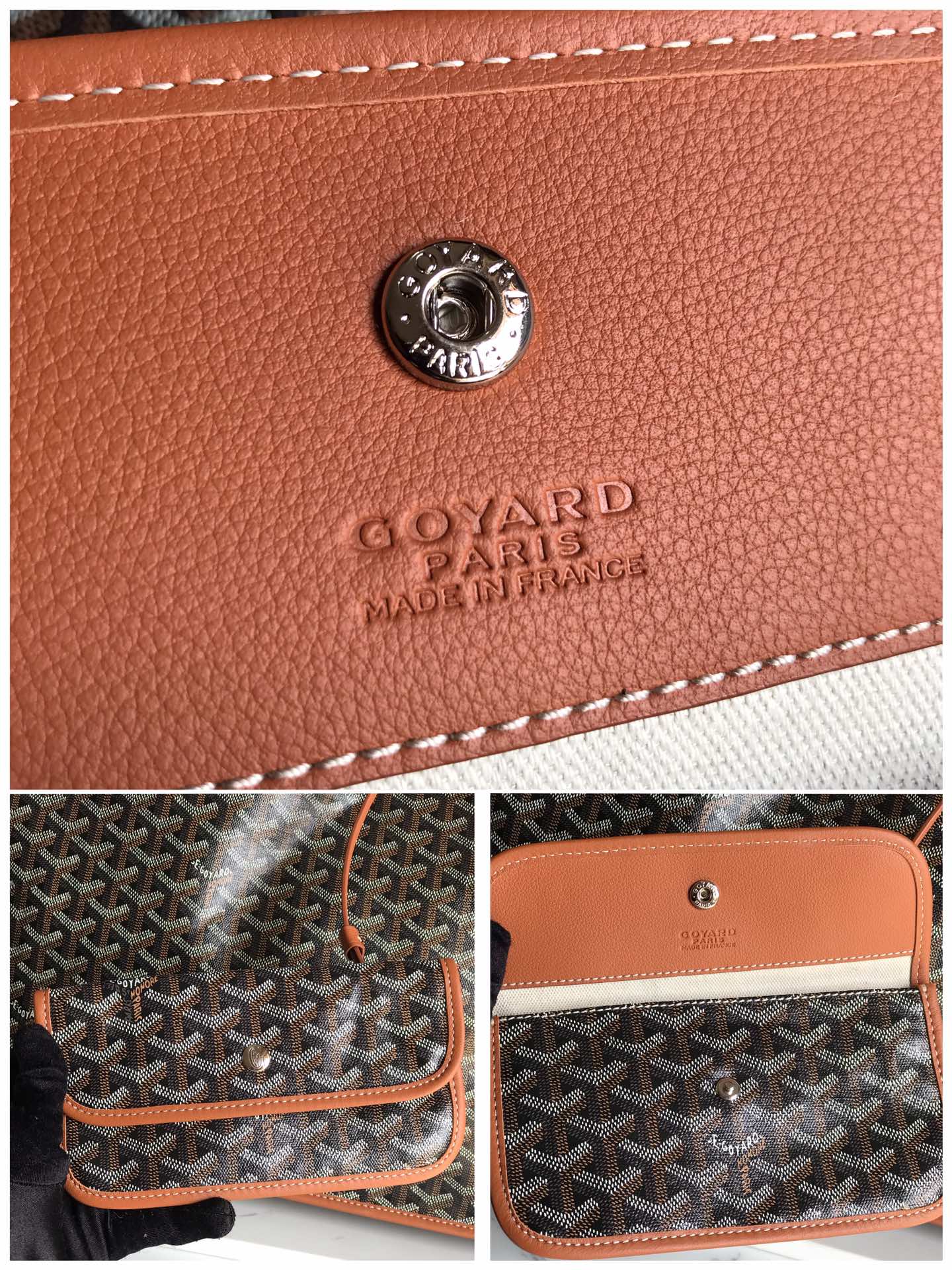 Goyard Anjou PM Reversible Bag Grade 3 - Black & Tan