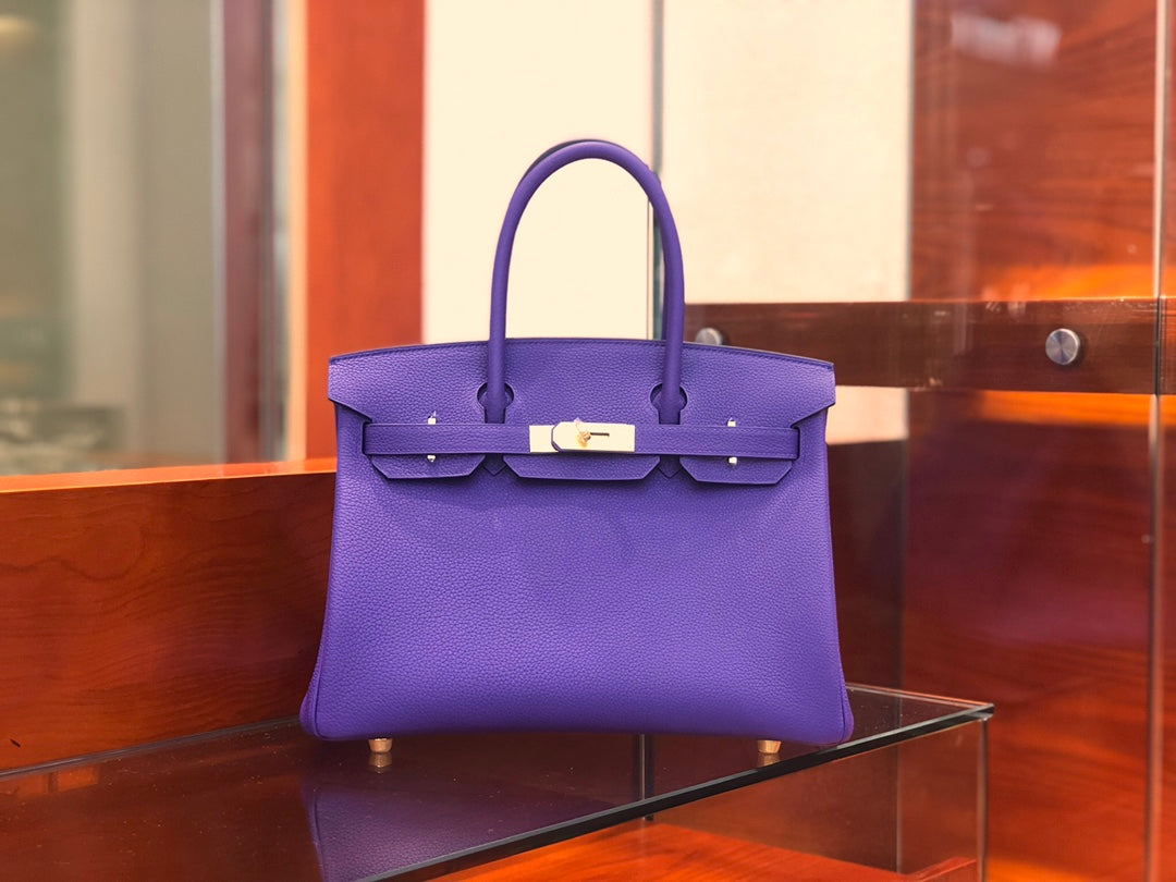 Hermes Birkin Bag Togo Purple