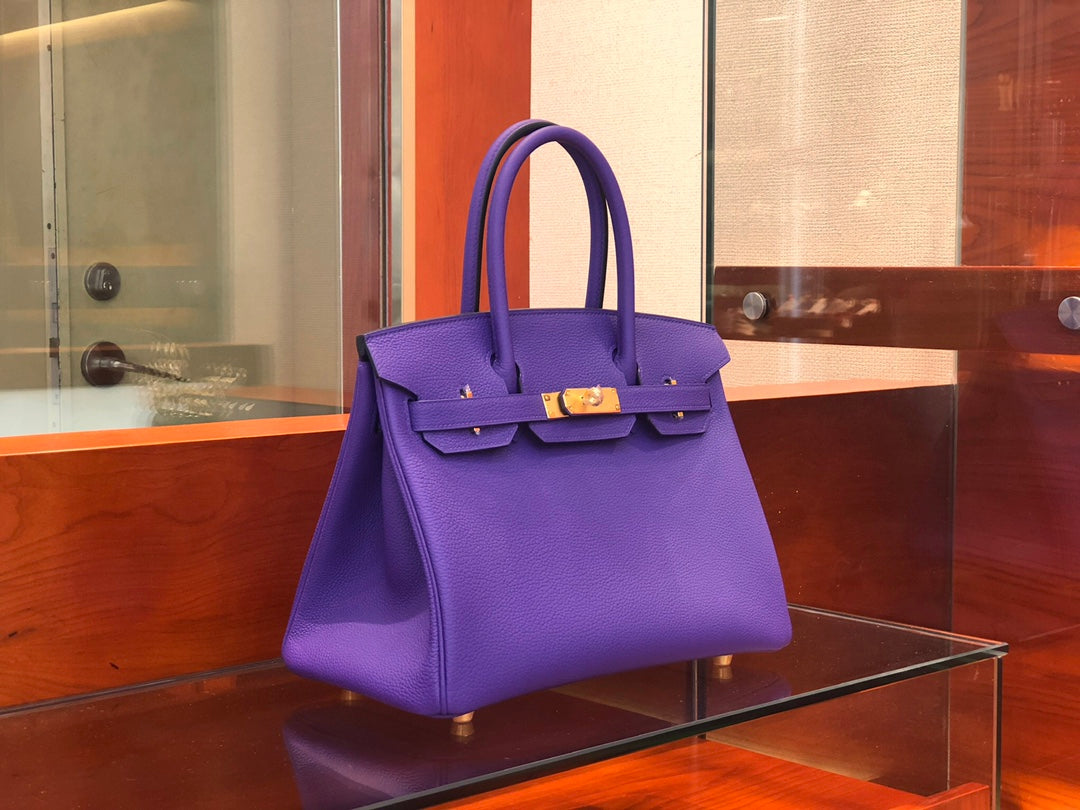 Hermes Birkin Bag Togo Purple