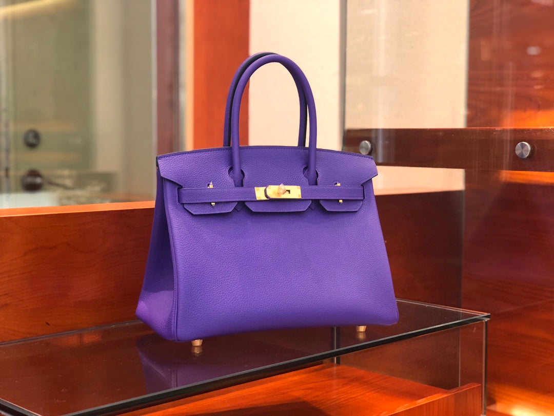 Hermes Birkin Bag Togo Purple