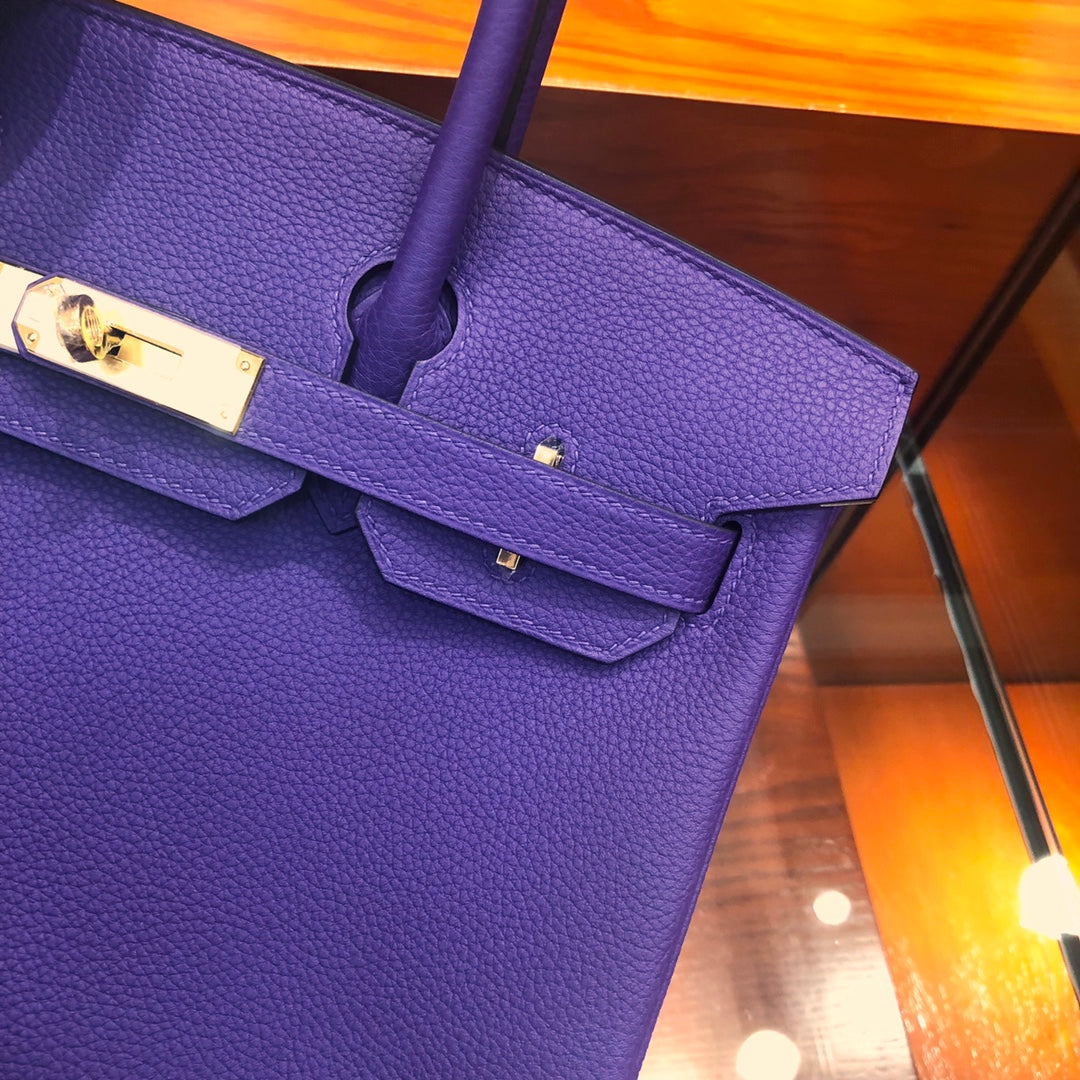 Hermes Birkin Bag Togo Purple