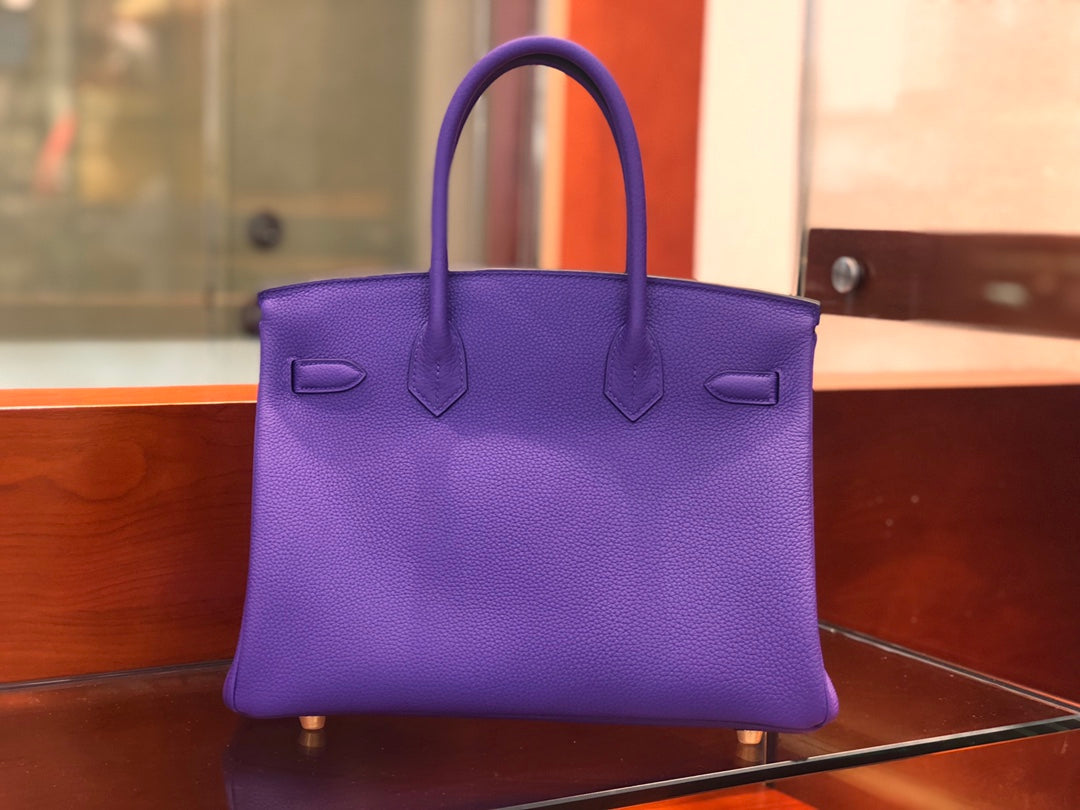 Hermes Birkin Bag Togo Purple