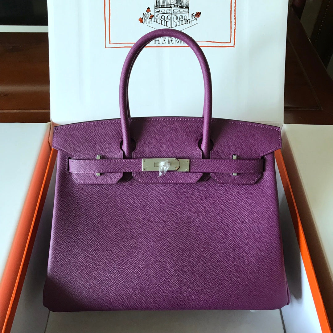 Hermes Birkin Bag Epsom Purple