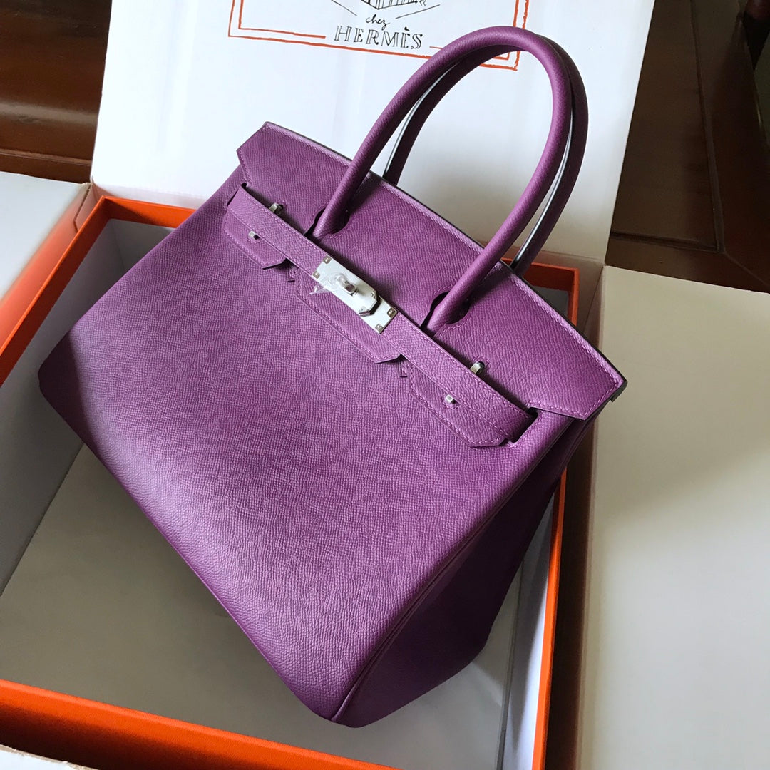 Hermes Birkin Bag Epsom Purple