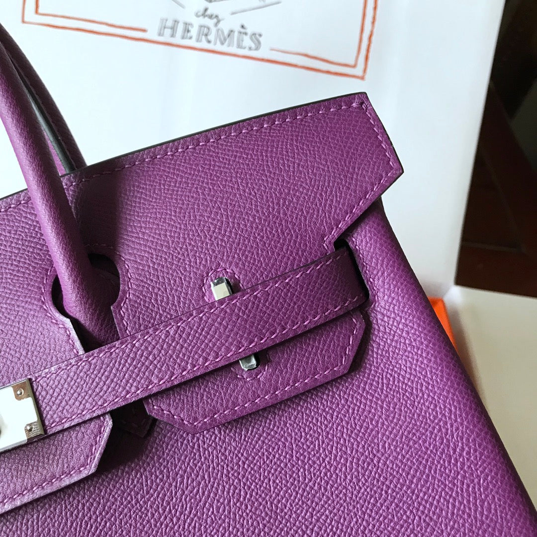 Hermes Birkin Bag Epsom Purple