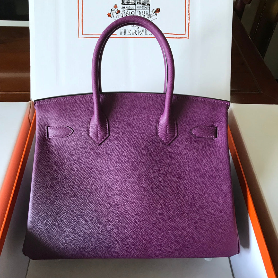 Hermes Birkin Bag Epsom Purple