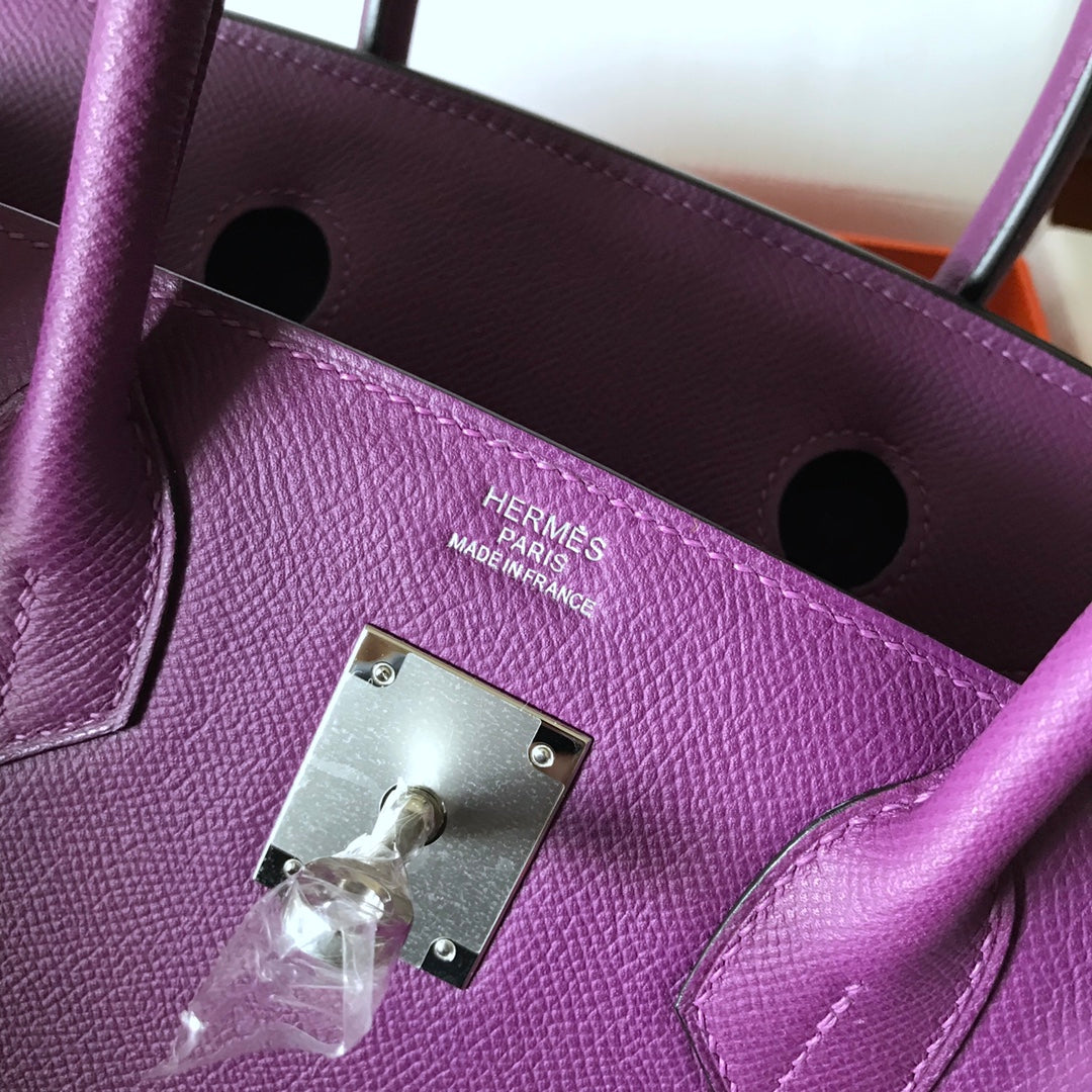 Hermes Birkin Bag Epsom Purple