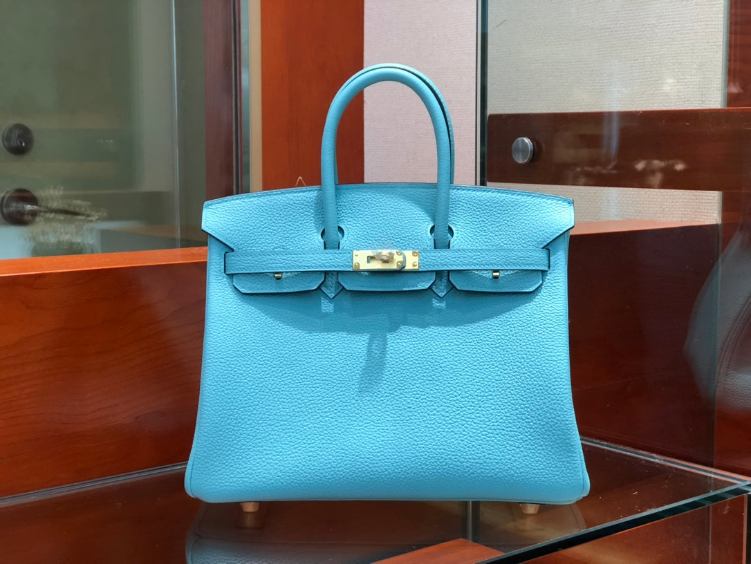 Hermes Birkin 25 Togo Aqua