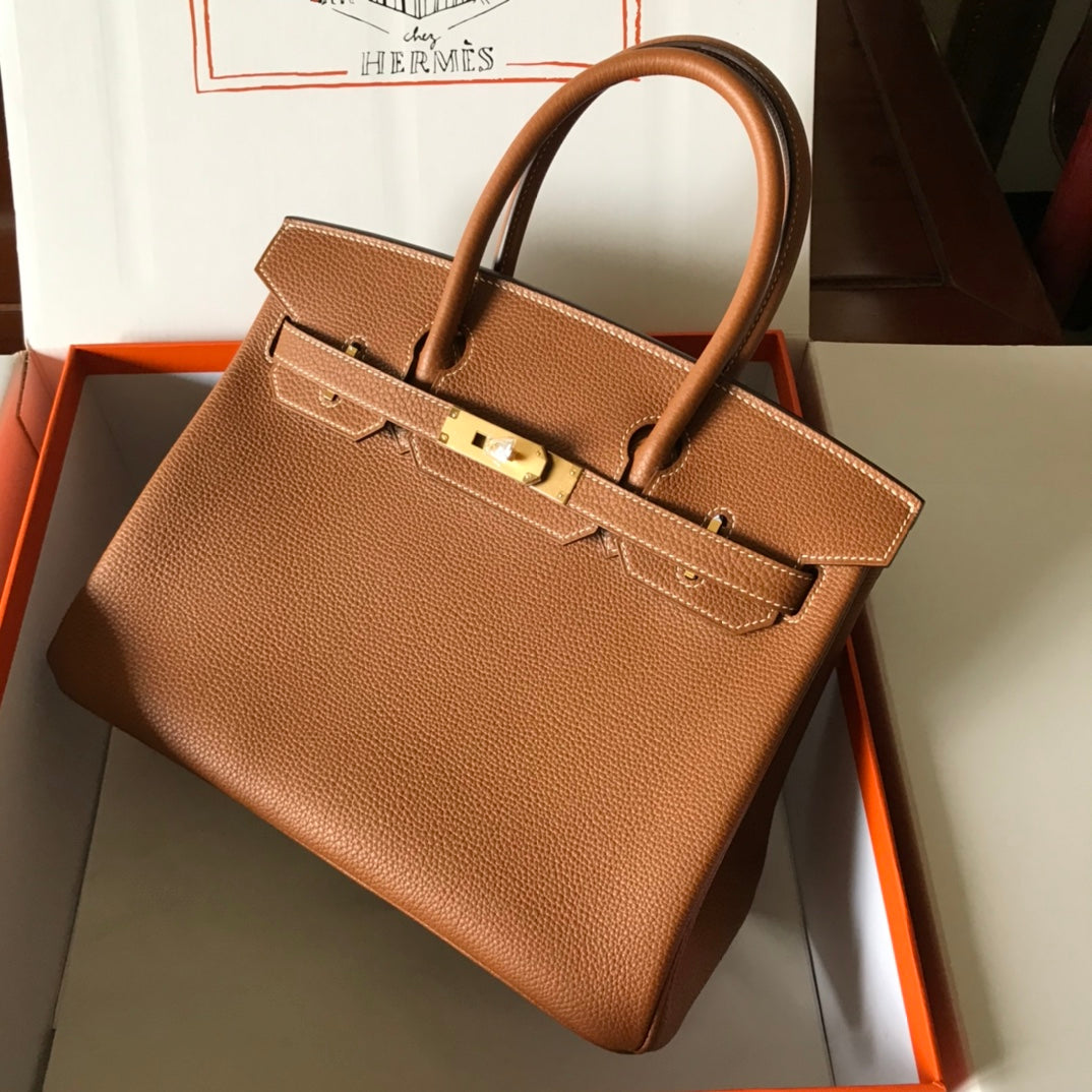 Hermes Birkin 30 Brown Togo