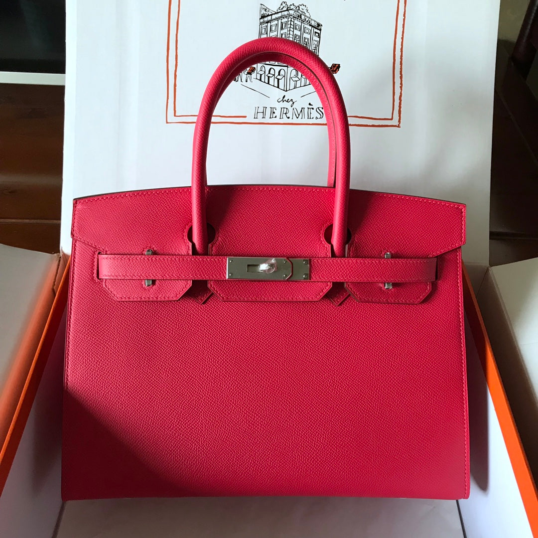 Hermes Birkin 30 Epsom Red