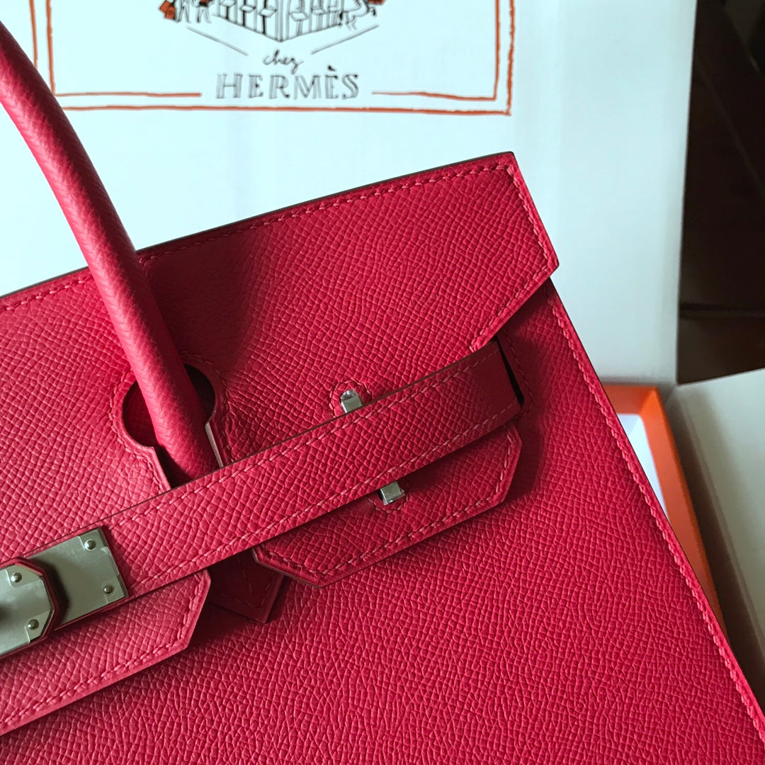 Hermes Birkin 30 Epsom Red