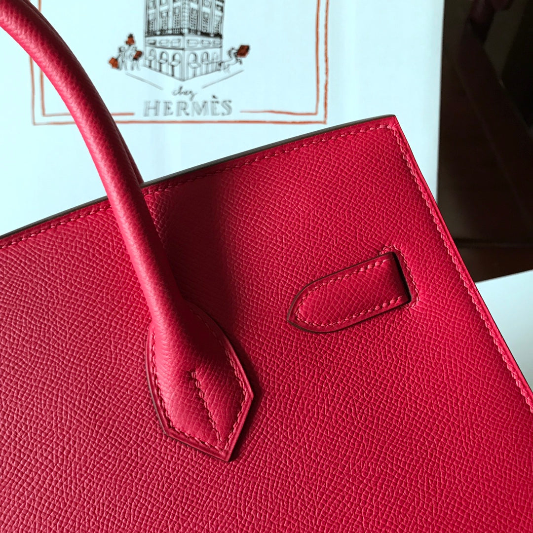 Hermes Birkin 30 Epsom Red