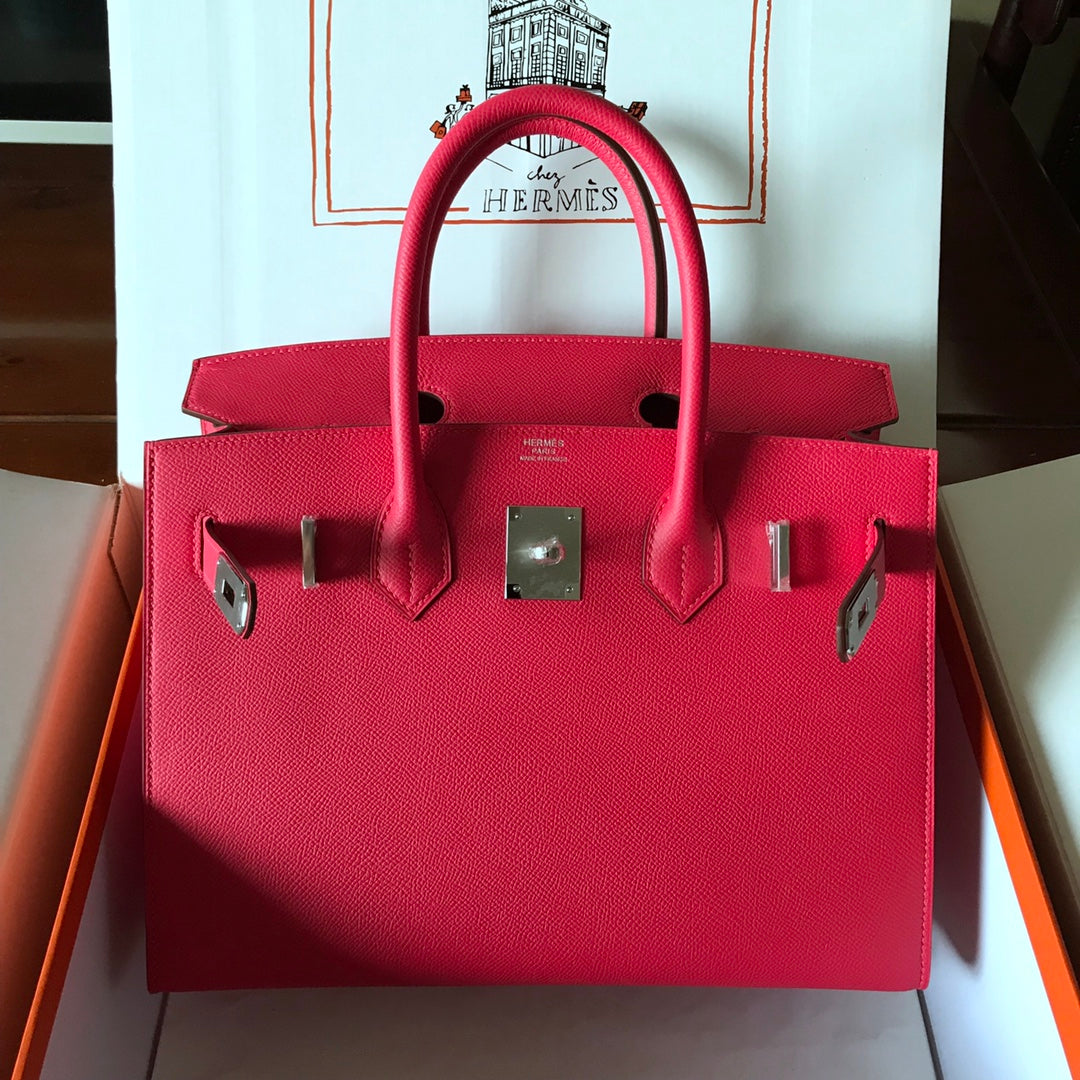 Hermes Birkin 30 Epsom Red