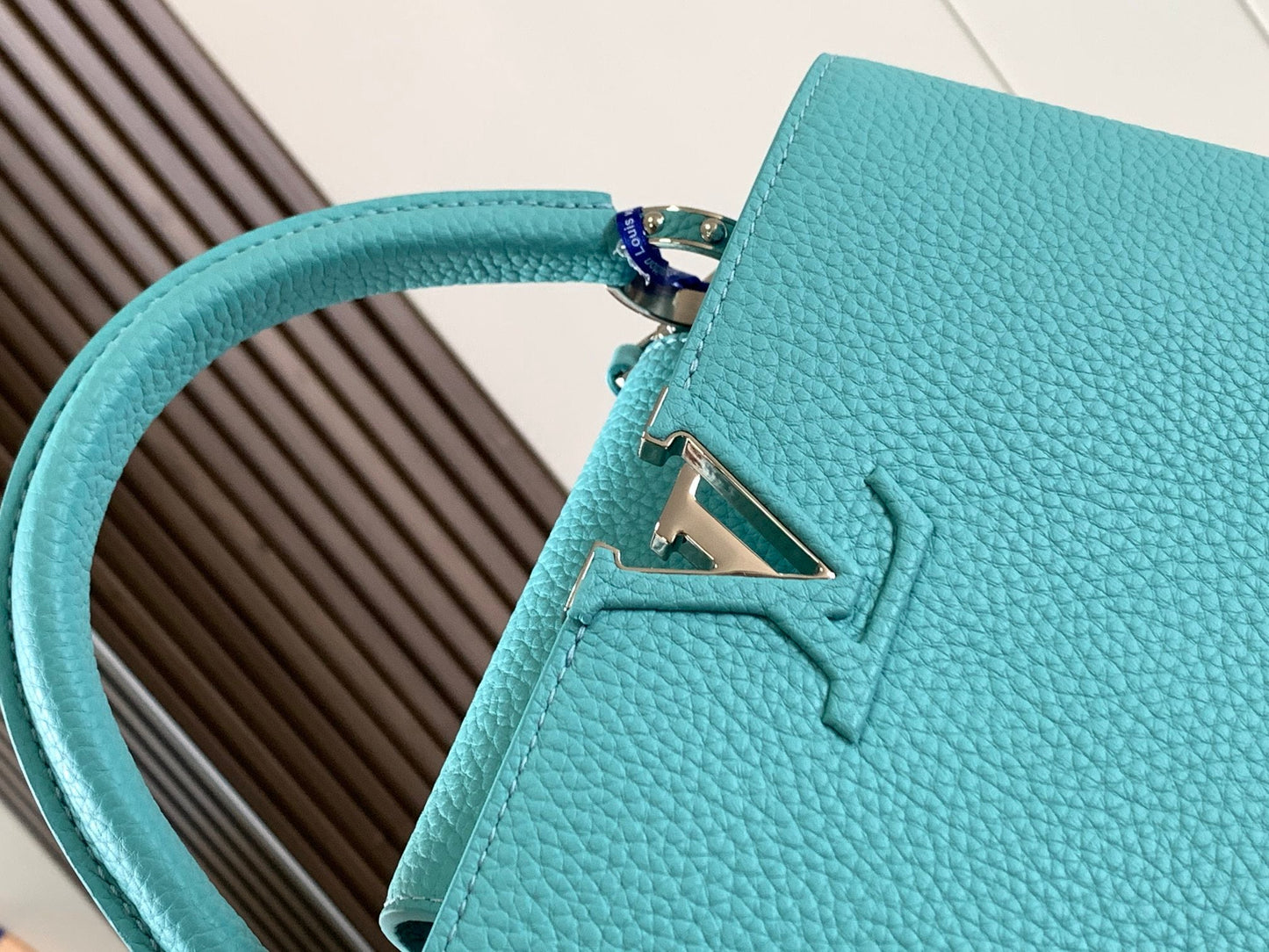 Louis Vuitton Capucines BB Baby Turquoise High Grade