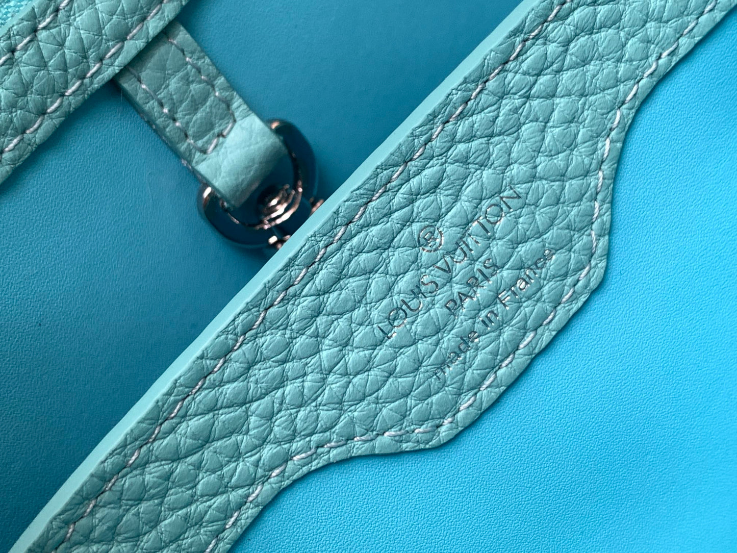 Louis Vuitton Capucines BB Baby Turquoise High Grade