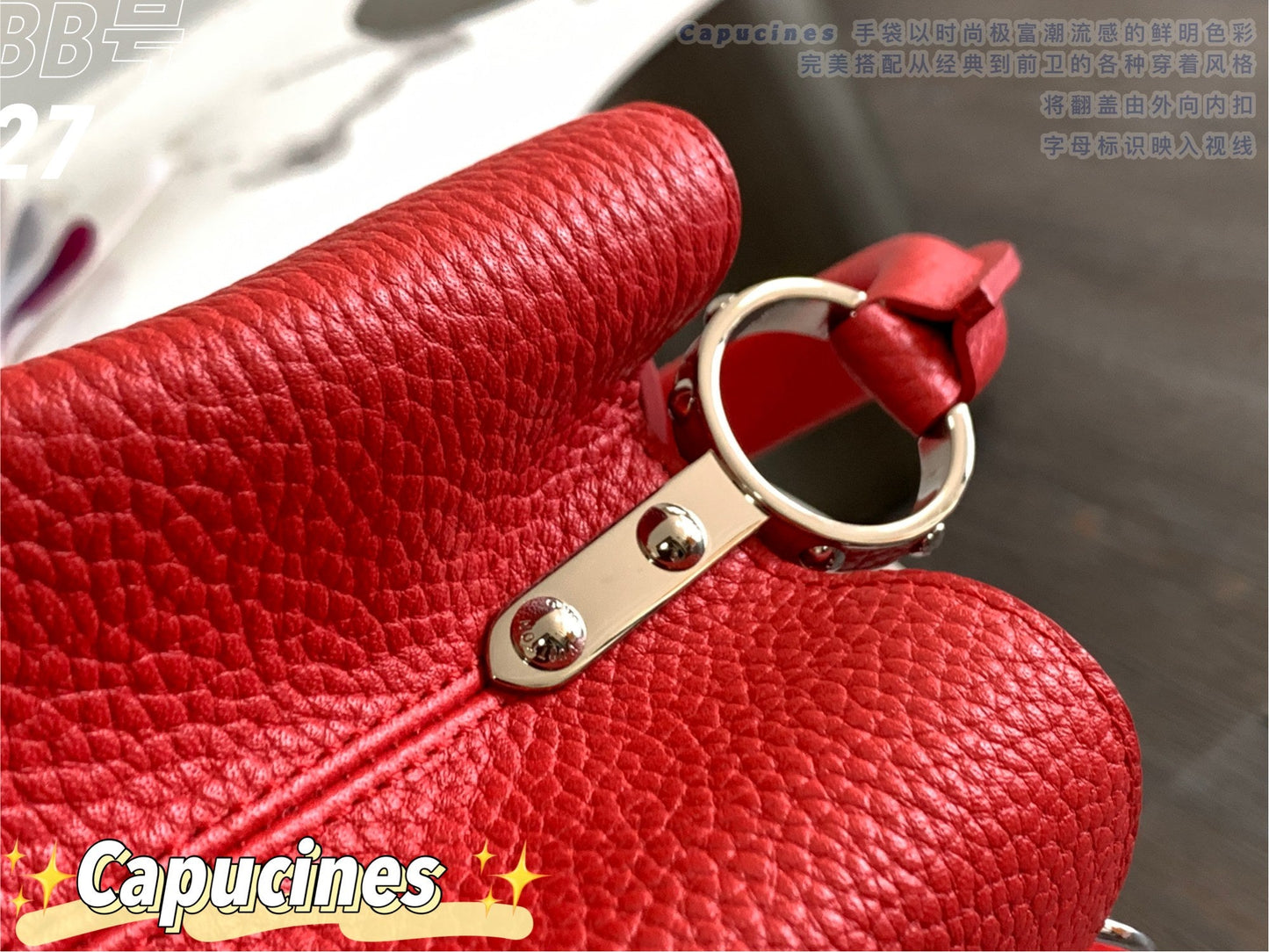 Louis Vuitton Capucines BB Baby Red High Grade