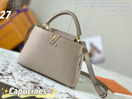 Louis Vuitton Capucines BB Baby Galet High