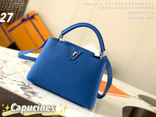 Louis Vuitton Capucines BB Baby Blue High