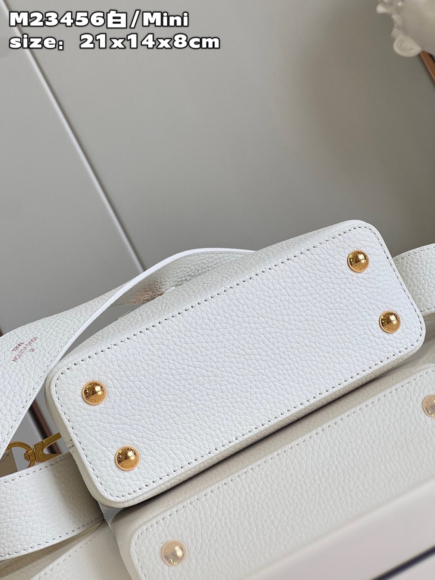 Louis Vuitton Capucines Mini Baby White High