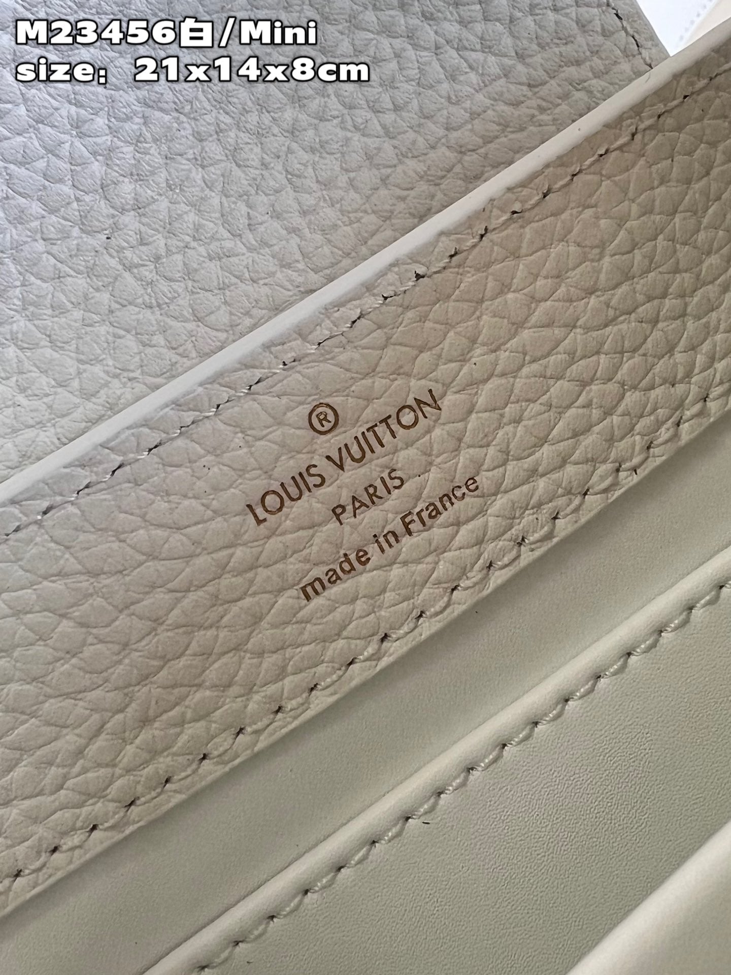 Louis Vuitton Capucines Mini Baby White High