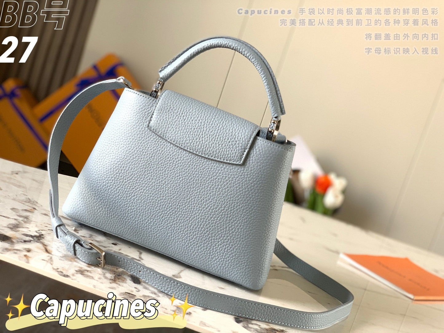 Louis Vuitton Capucines BB Baby foggy grey High